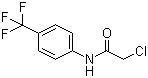 结构式 CAS# 2707-23-5, 2-氯-N-[4-(三氟甲基)苯基]乙酰胺