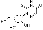 结构式 CAS# 27089-56-1, 2-硫代-6-氮杂尿苷