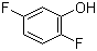 结构式 CAS# 2713-31-7, 2,5-二氟苯酚