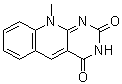 结构式 CAS# 27132-53-2, 10-甲基-5-脱氮异咯嗪