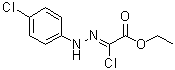 结构式 CAS# 27143-09-5, 2-氯-2-[[(4-氯苯基)氨基]亚氨基]乙酸乙酯