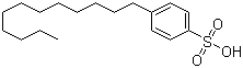 structure of CAS# 27176-87-0, Dodecylbenzenesulphonic acid;Laurylbenzenesulfonic acid