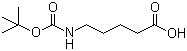 Boc-5-aminopentanoic acid molecular structure (CAS 27219-07-4)