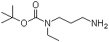 结构式 CAS# 273409-54-4, N-(3-氨基丙基)-N-(乙基)氨基甲酸叔丁酯