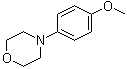 结构式 CAS# 27347-14-4, 4-(4-甲氧基苯基)吗啉