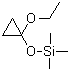 structure of CAS# 27374-25-0, (1-Ethoxycyclopropoxy)trimethylsilane;Cyclopropanone ethyl trimethylsilyl acetal