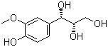 threo-Guaiacylglycerol molecular structure (CAS 27391-16-8)