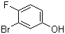 结构式 CAS# 27407-11-0, 3-溴-4-氟苯酚