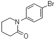 1-(4-Bromophenyl)-2-piperidinone molecular structure (CAS 27471-43-8)