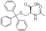 N-Acetyl-S-trityl-L-cysteine molecular structure (CAS 27486-87-9)
