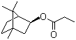 结构式 CAS# 2756-56-1, 丙酸异龙脑酯; (4R)-1,7,7-三甲基二环[2.2.1]庚-5-基丙酸酯