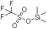 结构式 CAS# 27607-77-8, 三氟甲磺酸三甲基硅酯