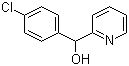 结构式 CAS# 27652-89-7, 4-氯苯基-2-吡啶甲醇; alpha-(4-氯苯基)吡啶-2-甲醇