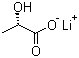 结构式 CAS# 27848-80-2, L-乳酸锂