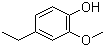 structure of CAS# 2785-89-9, 4-Ethyl-2-methoxyphenol;4-Ethylguaiacol