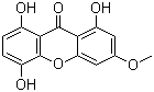 结构式 CAS# 2798-25-6, 雏菊叶龙胆酮; 龙胆山酮酚