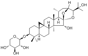 结构式 CAS# 27994-11-2, 升麻环氧醇苷