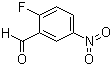 结构式 CAS# 27996-87-8, 2-氟-5-硝基苯甲醛