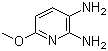 2,3-Diamino-6-methoxypyridine molecular structure (CAS 28020-38-4)