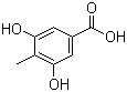 3,5-Dihydroxy-4-methylbenzoic acid molecular structure (CAS 28026-96-2)