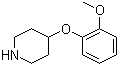 4-(2-Methoxyphenoxy)piperidine molecular structure (CAS 28033-32-1)