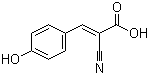 alpha-氰基-4-羟基肉桂酸分子结构 (CAS 28166-41-8)