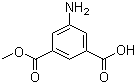 结构式 CAS# 28179-47-7, 5-氨基异酞酸单甲酯