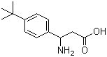 结构式 CAS# 282524-82-7, 3-氨基-3-(4-叔丁基苯基)丙酸