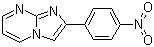结构式 CAS# 28266-96-8, 2-(4-硝基苯基)咪唑并[1,2-a]嘧啶