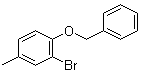 1-Benzyloxy-2-bromo-4-methylbenzene molecular structure (CAS 2830-53-7)