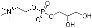 Choline glycerophosphate molecular structure (CAS 28319-77-9)