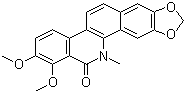 氧基白屈菜季铵碱分子结构 (CAS 28342-33-8)