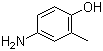 4-Amino-2-methylphenol molecular structure (CAS 2835-96-3)