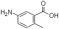 structure of CAS# 2840-04-2, 5-Amino-2-methylbenzoic acid;2-Methyl-5-aminobenzoic acid
