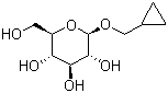 Cyclopropylmethyl beta-D-glucopyranoside molecular structure (CAS 284039-66-3)