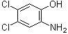 2-Amino-4,5-dichlorophenol molecular structure (CAS 28443-57-4)