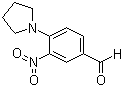 structure of CAS# 284679-97-6, 3-Nitro-4-(1-pyrrolidino)benzaldehyde;3-Nitro-4-(1-pyrrolidinyl)benzaldehyde