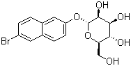 结构式 CAS# 28541-84-6, 6-溴-2-萘基 alpha-D-吡喃甘露糖苷