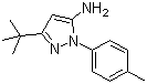 结构式 CAS# 285984-25-0, 5-叔丁基-2-对甲苯基-2H-吡唑-3-胺