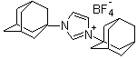 1,3-Bis(1-adamantyl)imidazolium tetrafluoroborate molecular structure (CAS 286014-42-4)