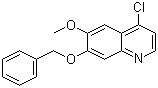 structure of CAS# 286371-49-1, 7-Benzyloxy-4-chloro-6-methoxyquinoline;4-Chloro-6-methoxy-7-benzyloxyquinoline