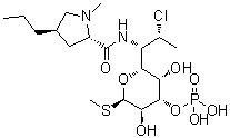Clindamycin 3-phosphate molecular structure (CAS 28708-34-1)