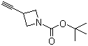 结构式 CAS# 287193-01-5, 3-乙炔基-1-氮杂环丁烷甲酸叔丁酯