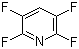 2,3,5,6-四氟吡啶分子结构 (CAS 2875-18-5)