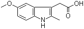 structure of CAS# 2882-15-7, 5-Methoxy-2-methyl-3-indoleacetic acid