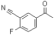 结构式 CAS# 288309-07-9, 5-乙酰基-2-氟苯甲腈