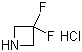 结构式 CAS# 288315-03-7, 3,3-二氟氮杂环丁烷盐酸盐