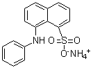structure of CAS# 28836-03-5, Ammonium 8-anilinonaphthalene-1-sulfonate;1-Anilino-8-naphthalenesulfonate ammonium salt; 8-Anilinonaphthalene-1-sulfonic acid ammonium salt; Ammonium 1-anilinonaphthalene-8-sulfonate