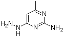 structure of CAS# 28840-64-4, 4-Hydrazino-6-methylpyrimidin-2-amine;4-Hydrazinyl-6-methylpyrimidin-2-amine