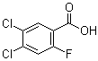 4,5-Dichloro-2-fluorobenzoic acid molecular structure (CAS 289039-49-2)